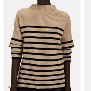 Rails Claudia Striped Mock Neck Sweater